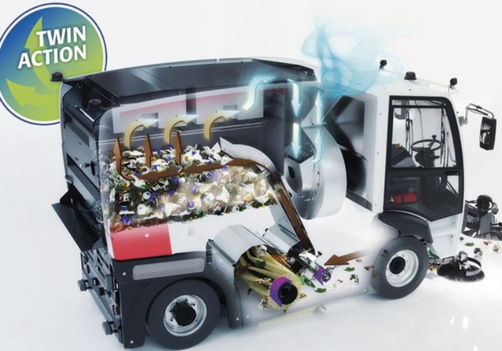 zamiatarka komunalna drogowa comac hp4000